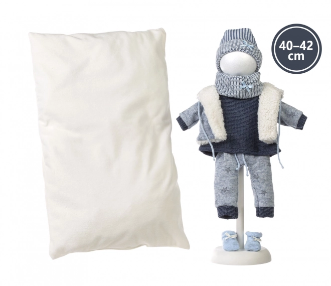 Llorens M738-81 ensemble de vêtements pour poupée bébé NEW BORN taille 40-42 cm