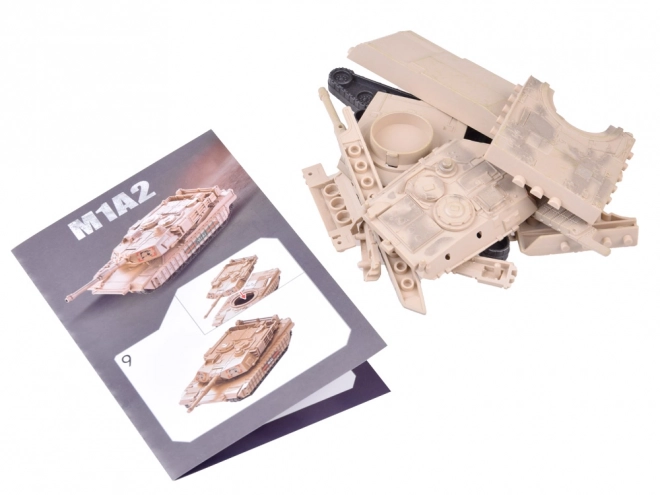 Maquette de char américain Abrams M1A2 à l'échelle 1:72