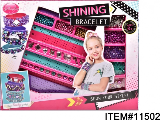 Fabrication de bracelets – kit créatif pour réaliser des bracelets de perles