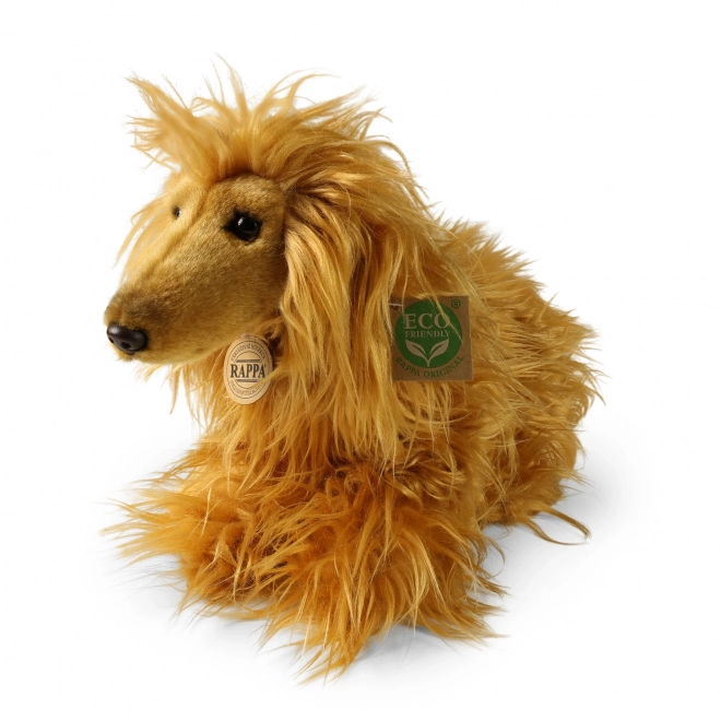 Lévrier afghan en peluche 32 cm pour les passionnés écologiques
