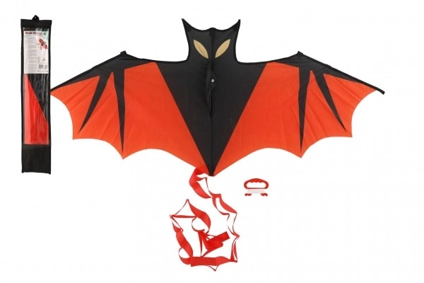 Cerf-volant chauve-souris volant nylon 120x55cm dans un sac en tissu