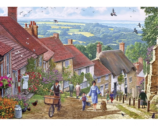 GIBSONS Puzzle Gold Hill, Angleterre 1000 pièces