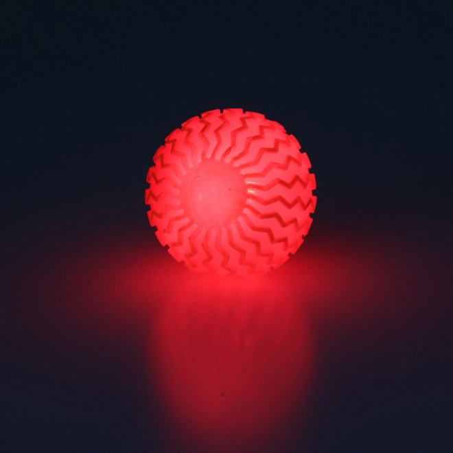 Balle sauteur avec lumière 6,5 cm
