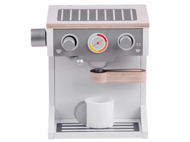 Machine à café en bois jouet pour enfants
