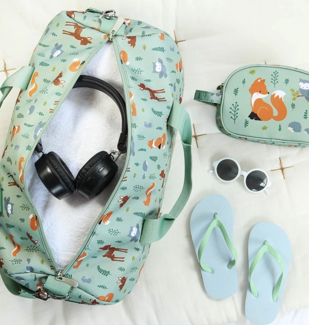A Little Lovely Company Sac de voyage pour enfants – Amis de la forêt