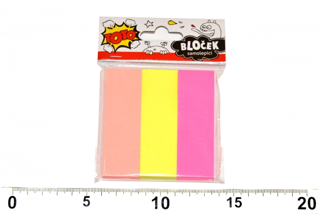 Bloc-notes autocollant 3 couleurs