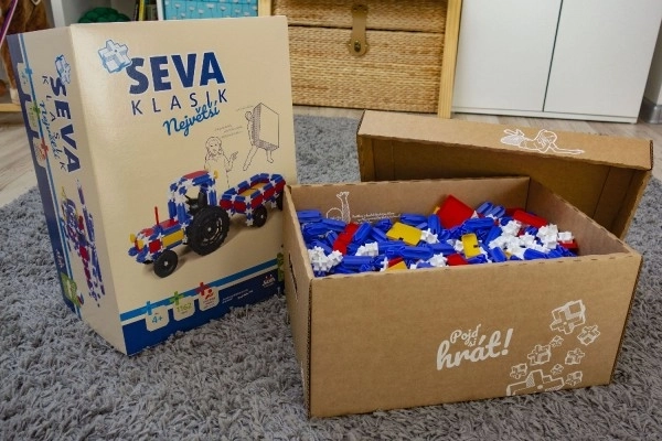 Kit de construction SEVA CLASSIQUE - Le plus grand, 1162 pièces