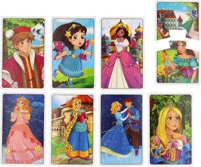 Cartes de conte de fées colorées