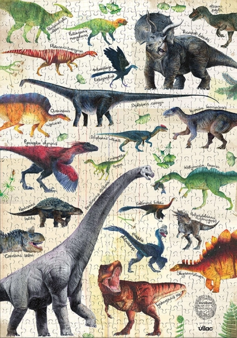 Puzzle dinosaures 500 pièces
