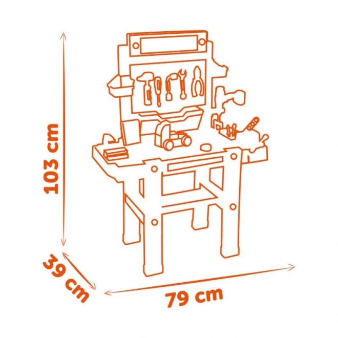 Bureau de travail pour enfants Black+Decker Bricolo Ultimate