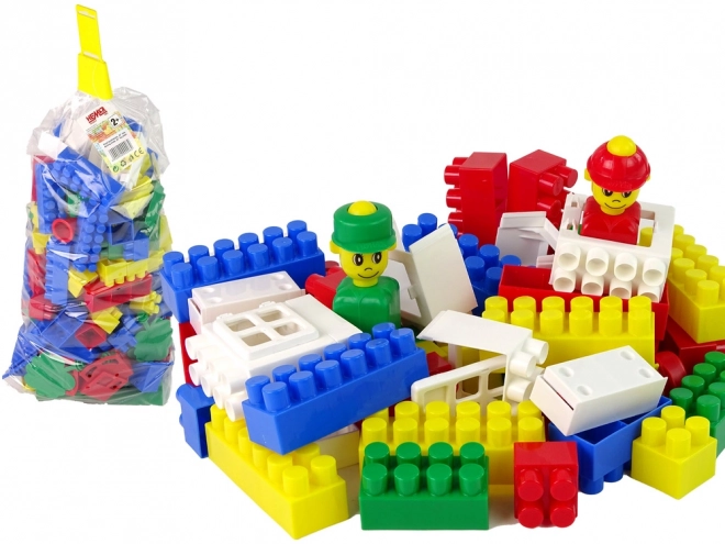 Grandes blocs de construction colorés 130 pièces