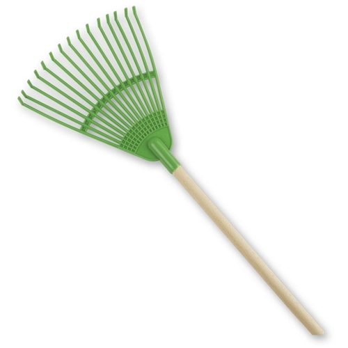 Outils de jardinage Androni - râteau éventail avec manche en bois