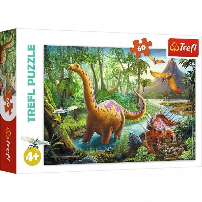 Puzzle Trefl Dinosaures 60 pcs