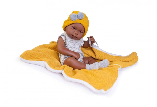 Antonio Juan 50287 MULATO - poupée réaliste bébé avec corps en vinyle intégral - 42 cm
