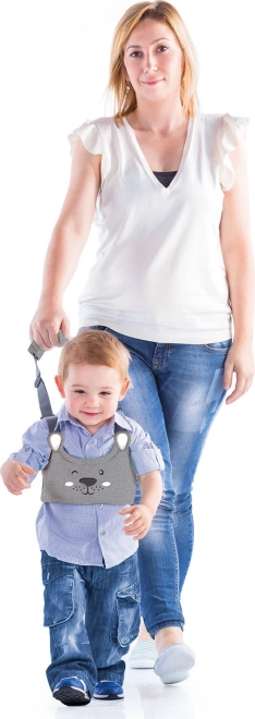 Chipolino Harnais de promenade pour enfants 1ères étapes Rose motif en lin