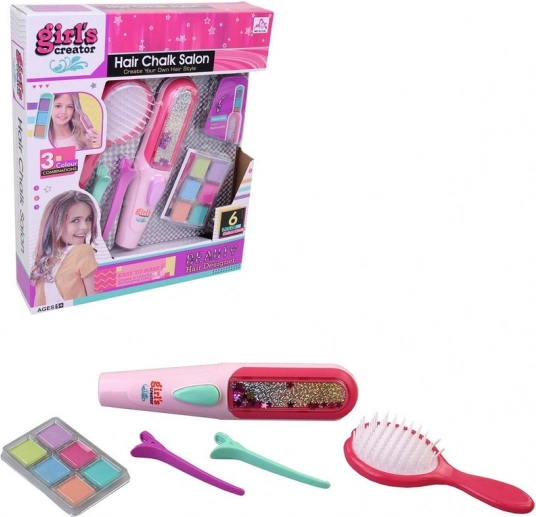 Studio coiffure set de coloration et décoration des cheveux pour enfants