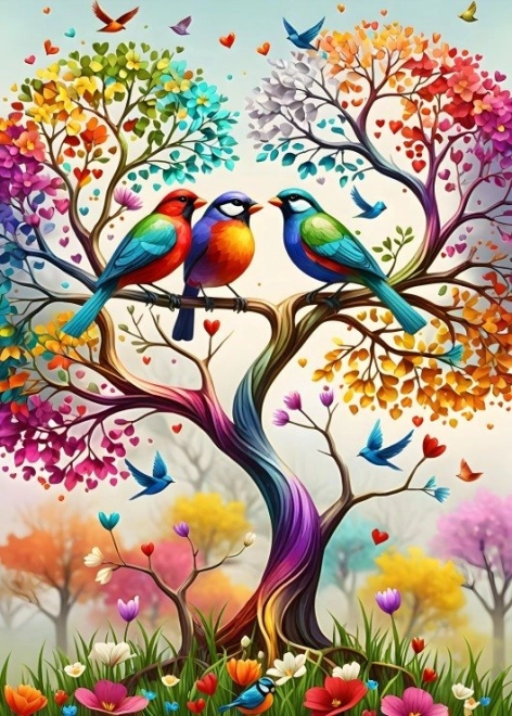 Puzzle Arbre Arc-en-ciel 500 pièces