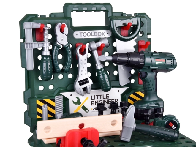 Ensemble d'outils pour enfants avec perceuse à piles