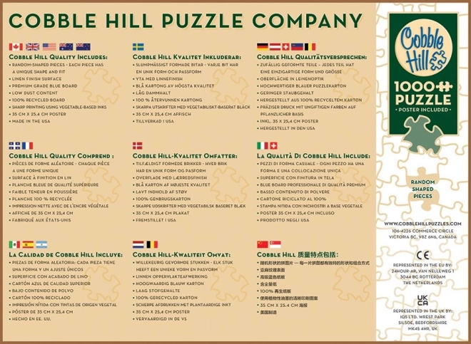Puzzle Maisons au Bord de la Mer COBBLE HILL 1000 Pièces