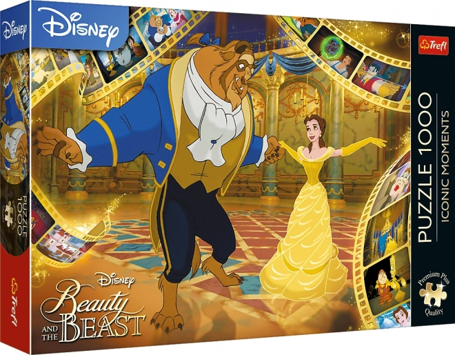 puzzle TREFL Premium Plus moments iconiques: La Belle et la Bête 1000 pièces