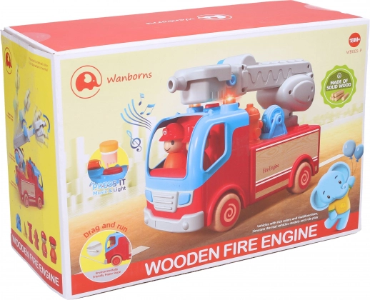 Camion de pompiers avec effets 25 cm