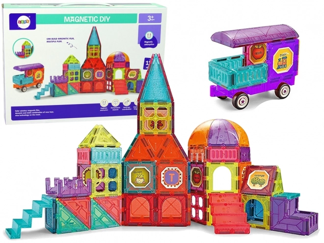 Kits de construction magnétiques avec 111 pièces