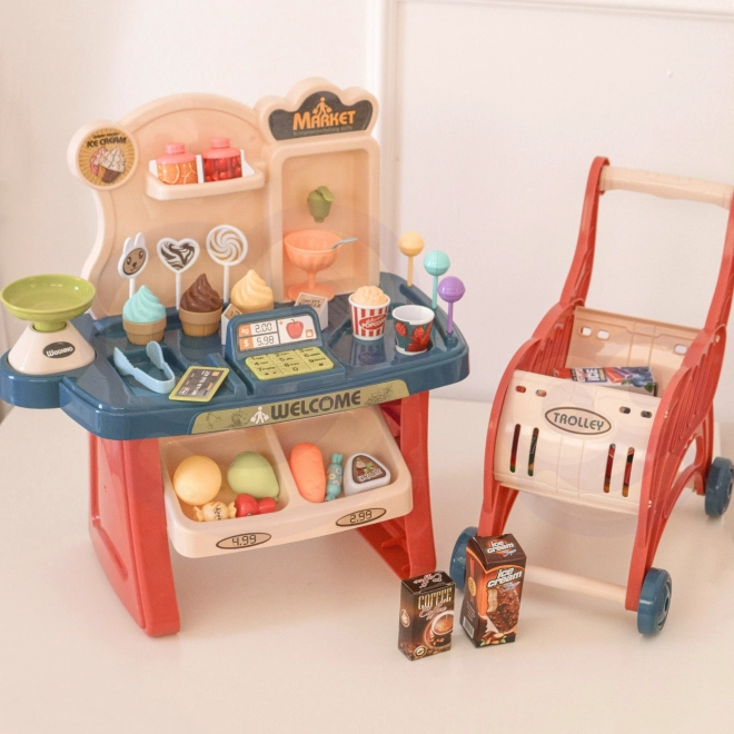Supermarché avec Chariot pour Enfants