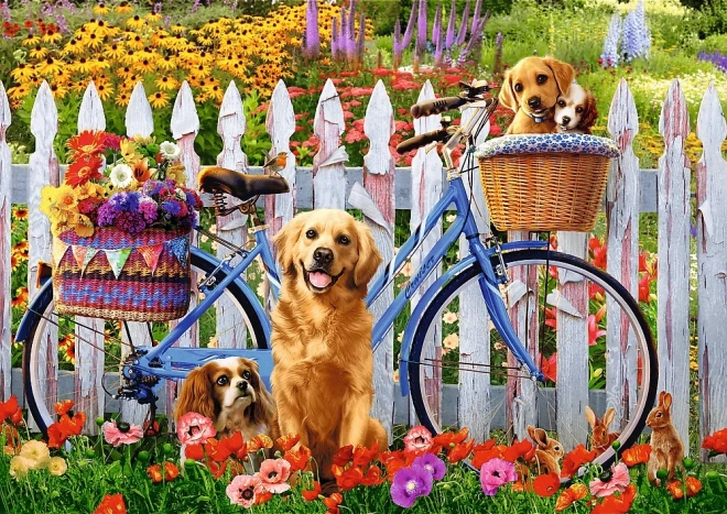 Puzzle 500 pièces aventure canine