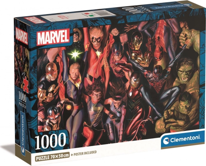 Puzzle 1000 pièces Marvel - compact