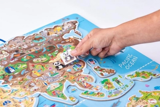 Puzzle magnétique