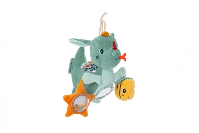 Lilliputiens - Dragon en Peluche avec Activités Joe