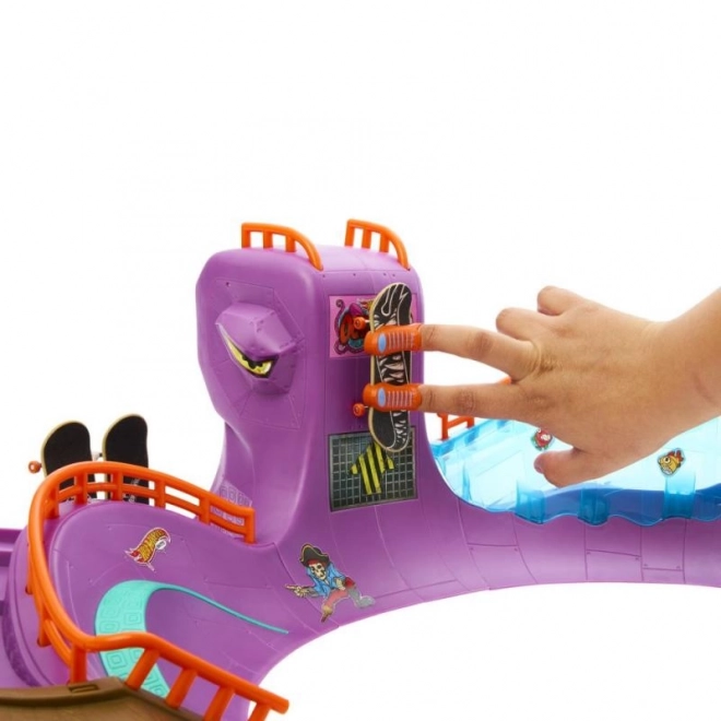Hot Wheels Skate Octopark avec fingerboard et chaussures