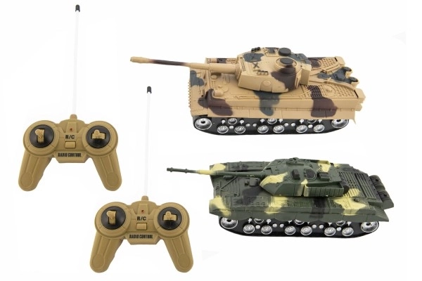 Deux tanks RC 1:32 avec effets