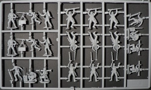 Infanterie allemande - figurines en plastique