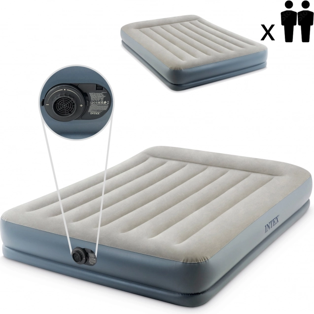 Matelas gonflable Intex deux personnes avec pompe électrique