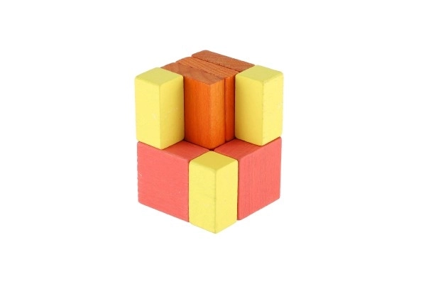Jeu de construction et casse-tête en bois 2 en 1 pour enfants