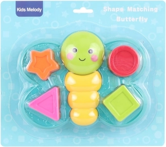 Formes à encastrer Papillon – jouet en plastique pour enfants 18 mois+