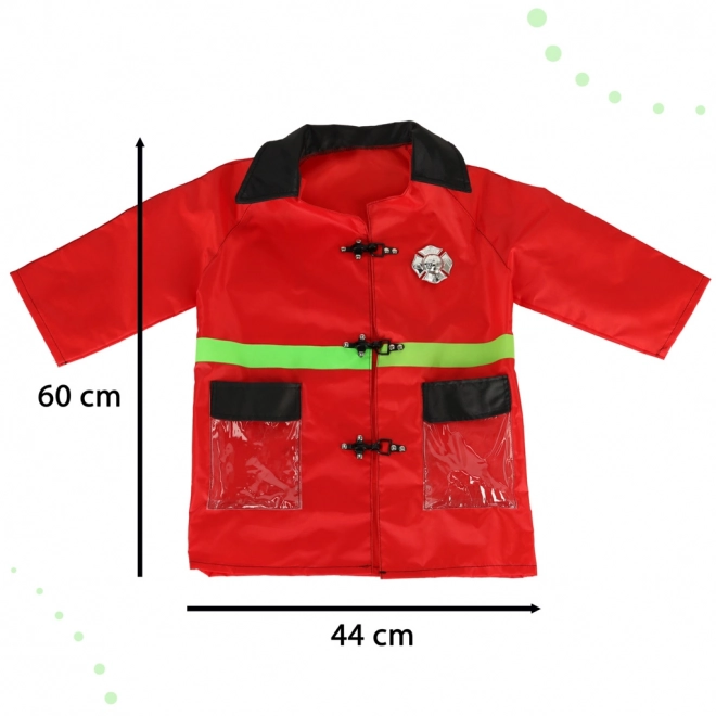 Déguisement de carnaval de pompier avec talkie-walkie 3-8 ans