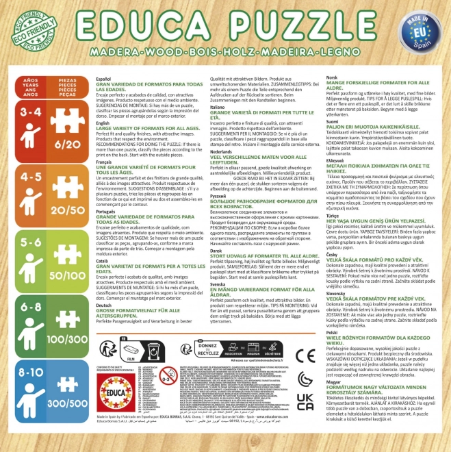 Puzzle en bois Le Roi Lion et Bambi par Educa