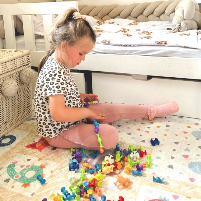 Woopie Kit de Construction avec Ventouses - Animaux Fous
