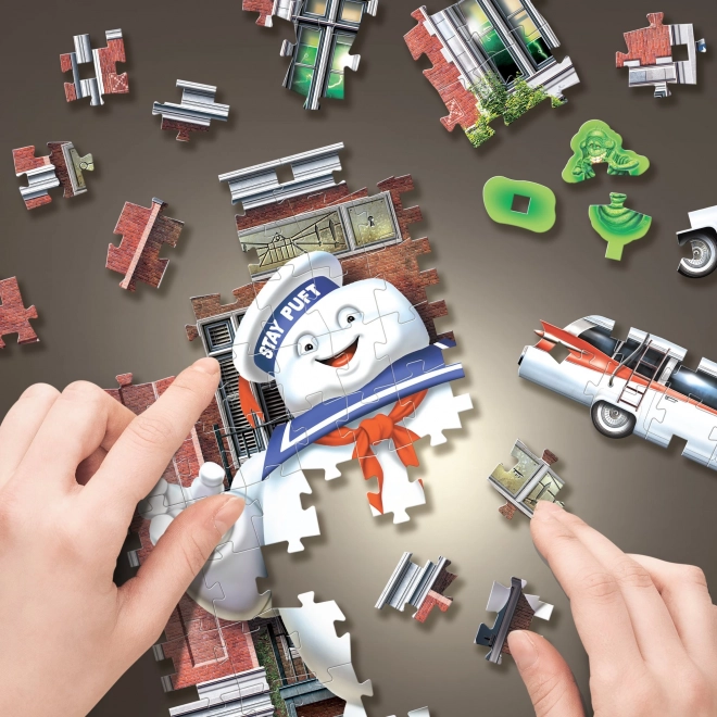 Puzzle 3D WREBBIT Ghostbusters : Caserne des pompiers des chasseurs de fantômes 500 pièces