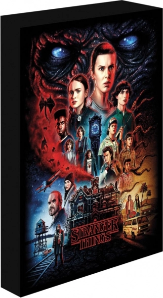 Tableau lumineux 30x40 cm Stranger Things