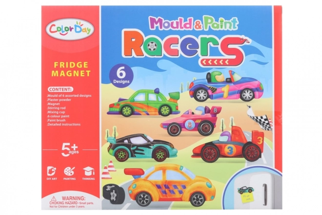 Ensemble créatif de magnets Voitures de Course