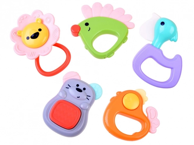 Ensemble de petites bêtes à mâcher pour enfants 5 pcs