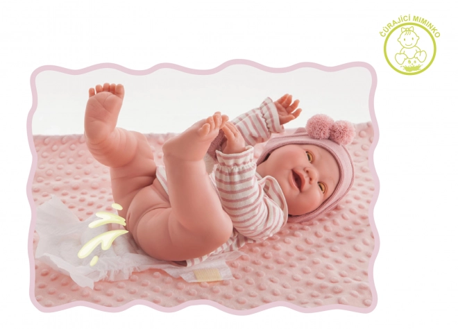 Antonio Juan 50160 Mia bébé réaliste qui cligne des yeux et fait pipi avec corps vinyle - 42 cm