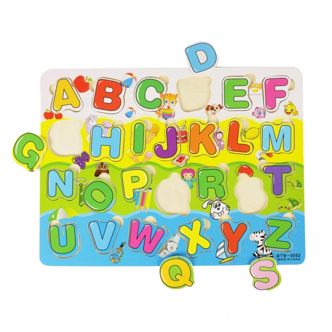 Puzzle en bois alphabet