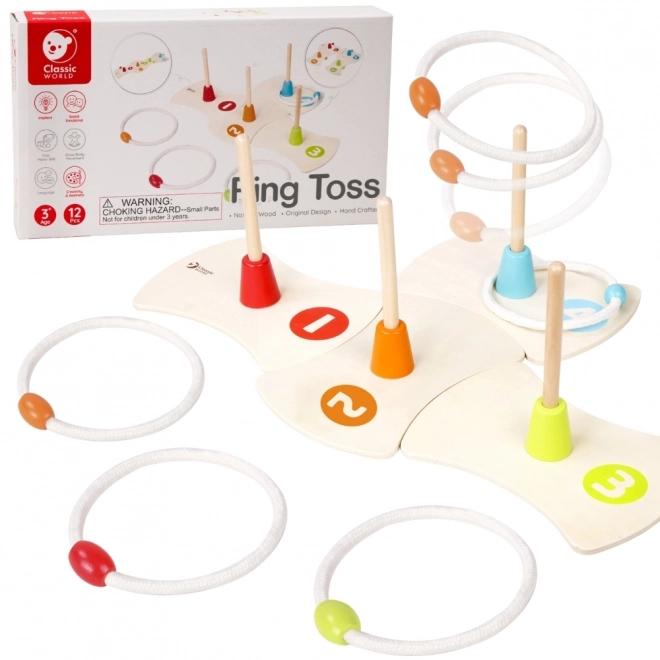 Jeu de cible en bois de Classic World