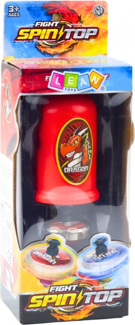 Ensemble Lancer et Disque Volant Dragon Rouge