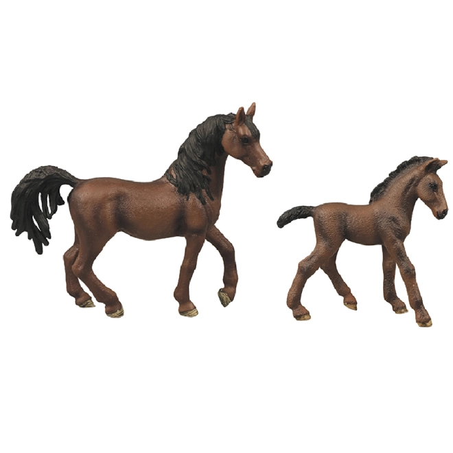 Chevaux réalistes avec souci du détail