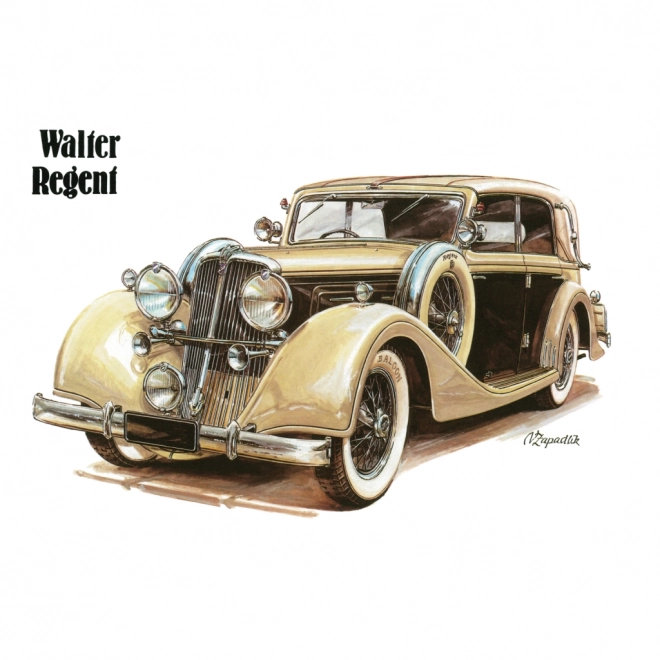 Calendrier de notes Classic Cars – Václav Zapadlík, 2025, 30 x 30 cm